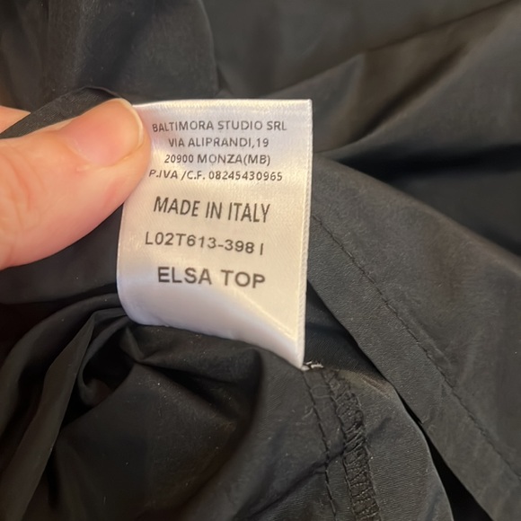 NWT THE ANDAMANE Elsa off the shoulder top. Made in Italy. - Picture 7 of 9